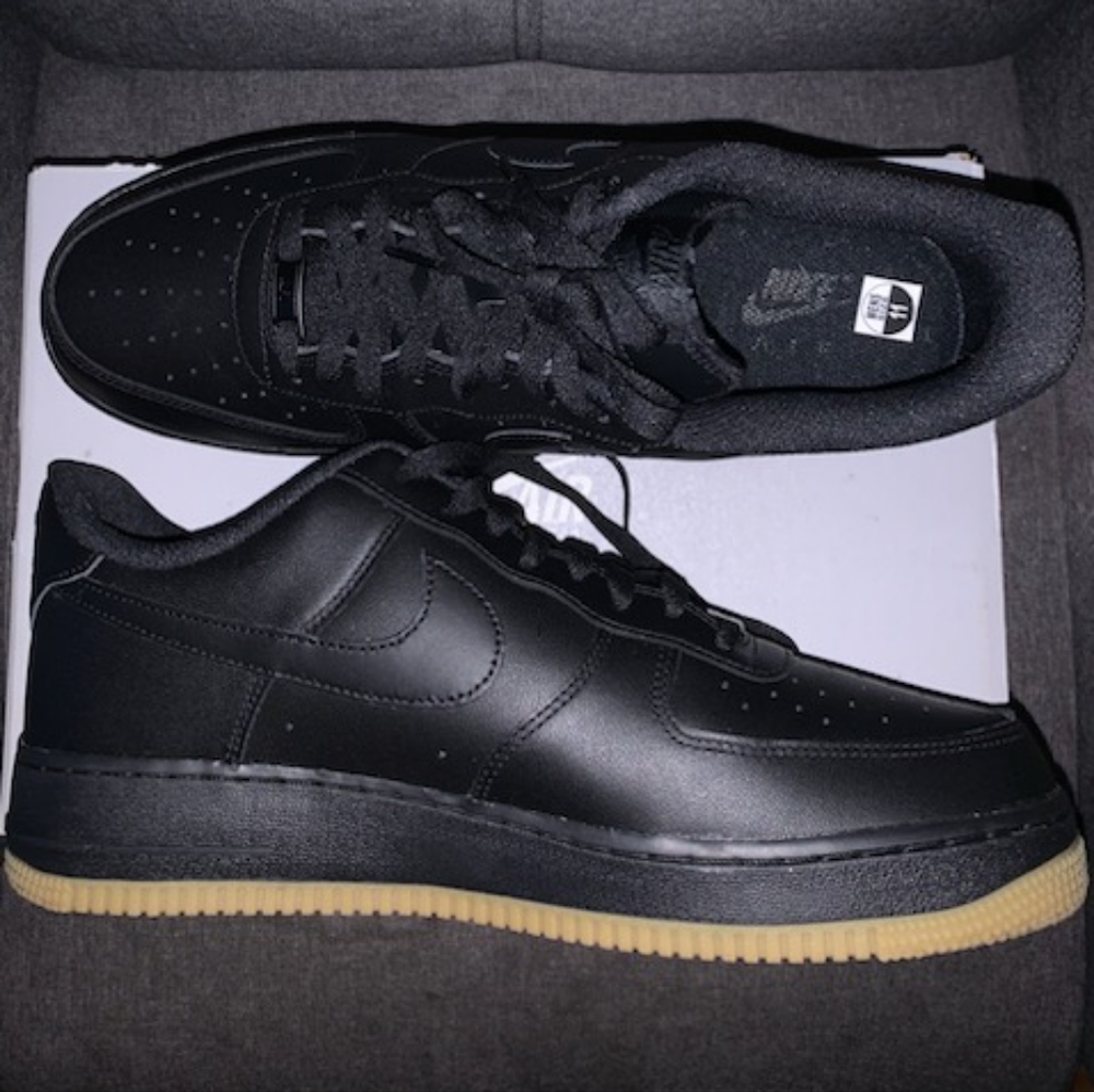 Nike Air force 1 size 11 brown/black-gum light brown